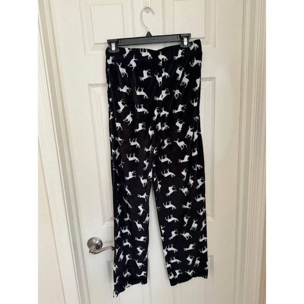 Fleece reindeer pajama bottoms size small - Picture 3 of 3